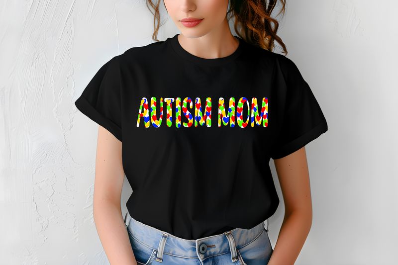 Autism Mom DTF Print