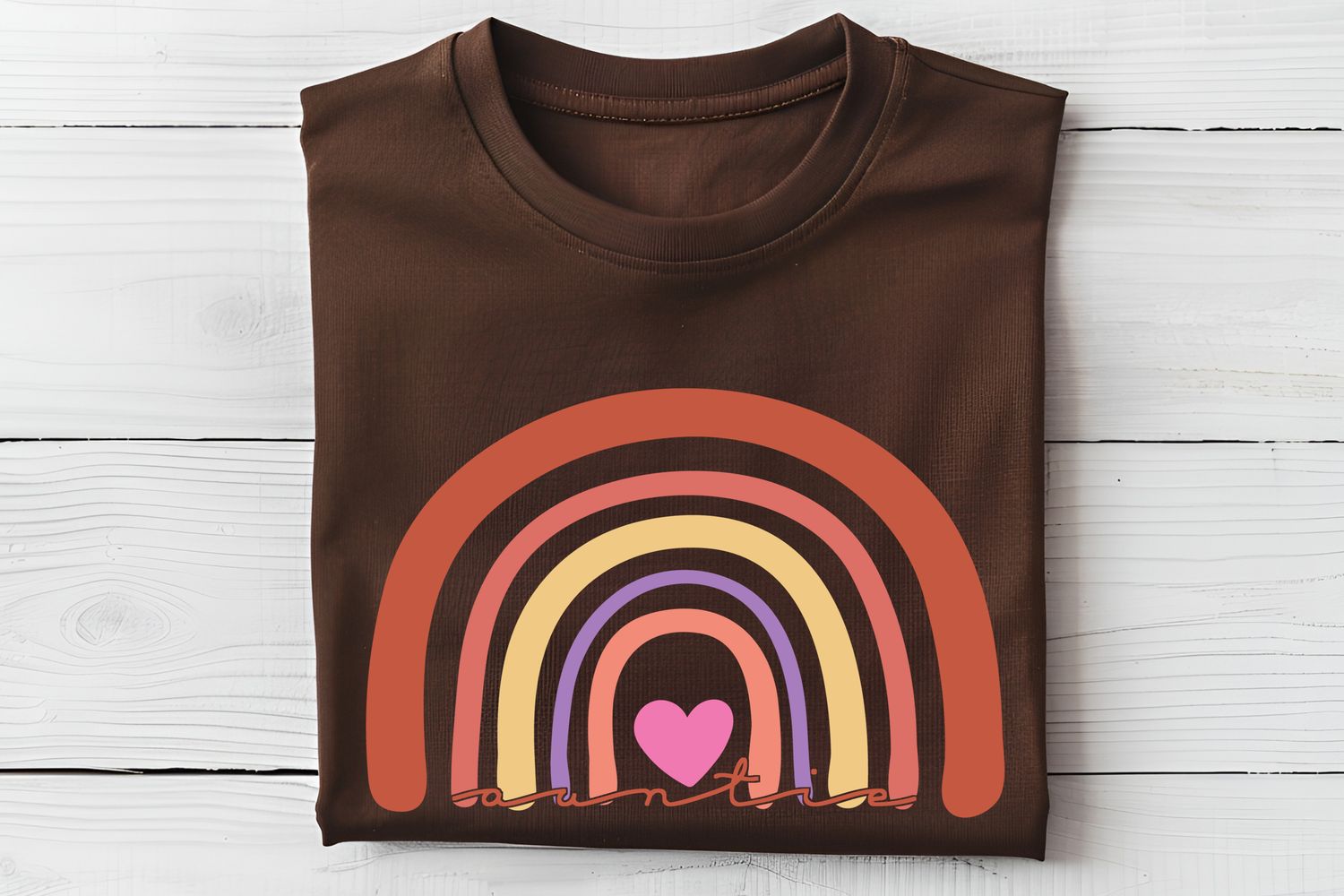Auntie Rainbow DTF Print