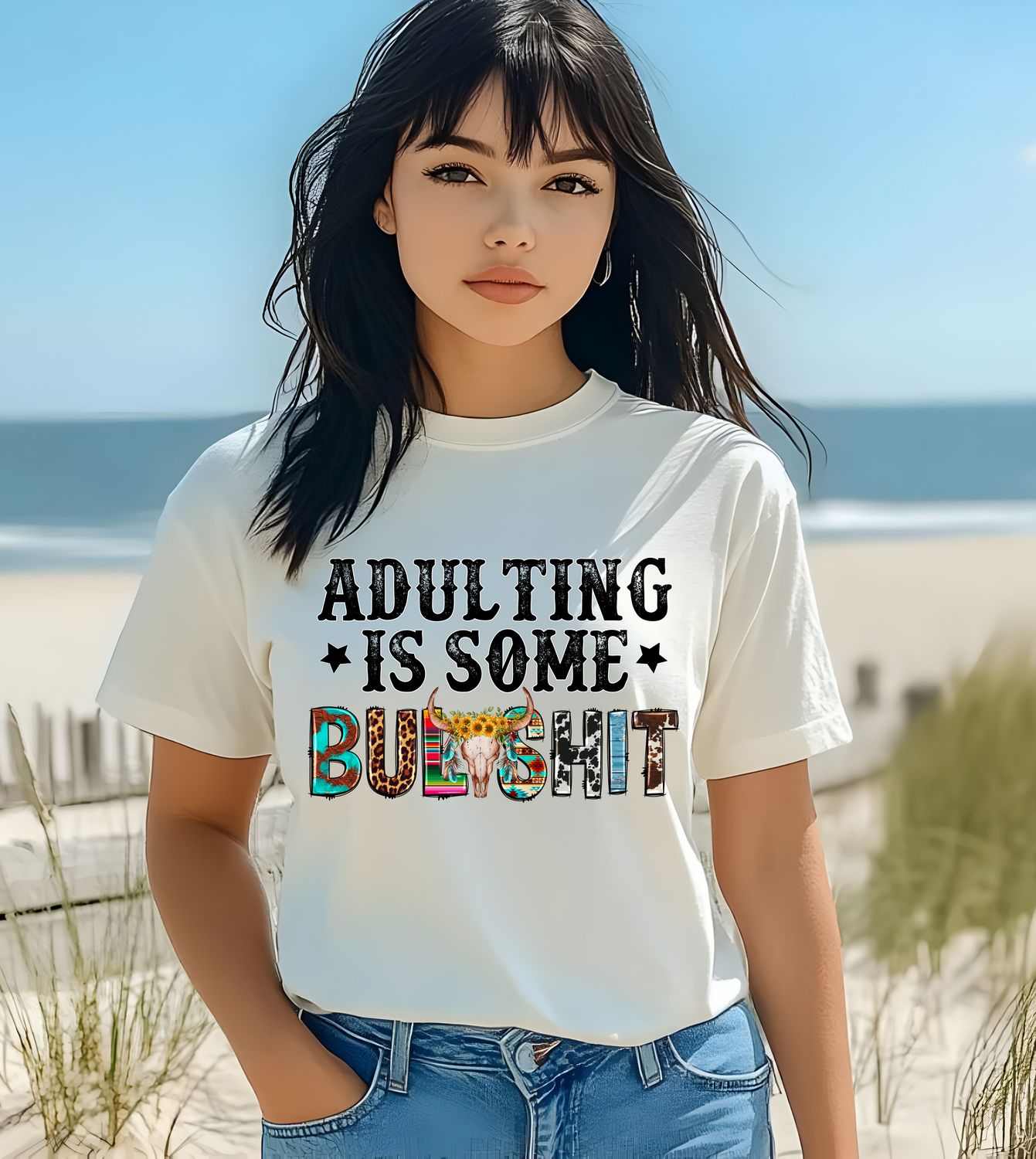 Adulting is Some BS DTF Print