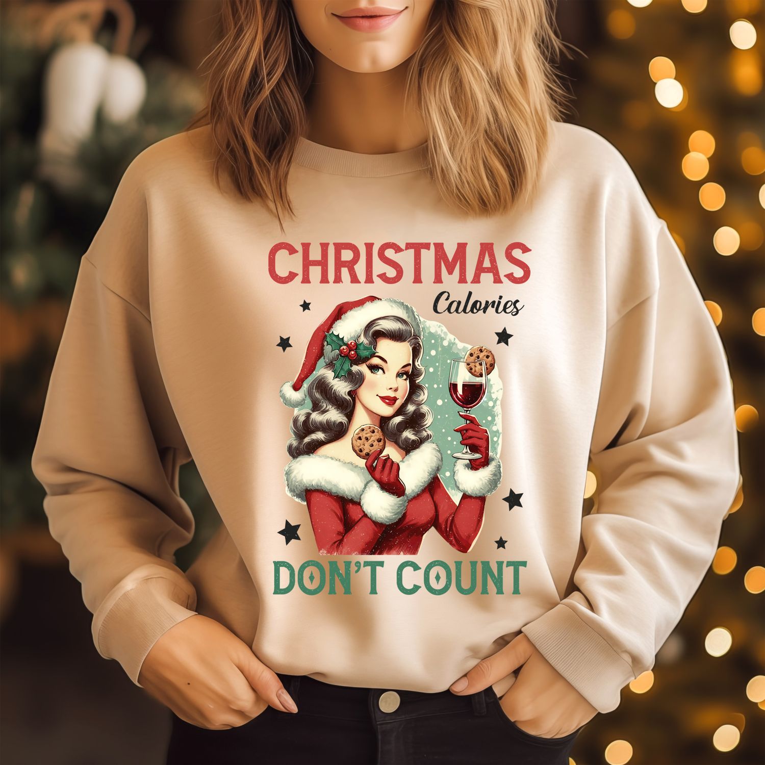 Christmas Calories DTF Print