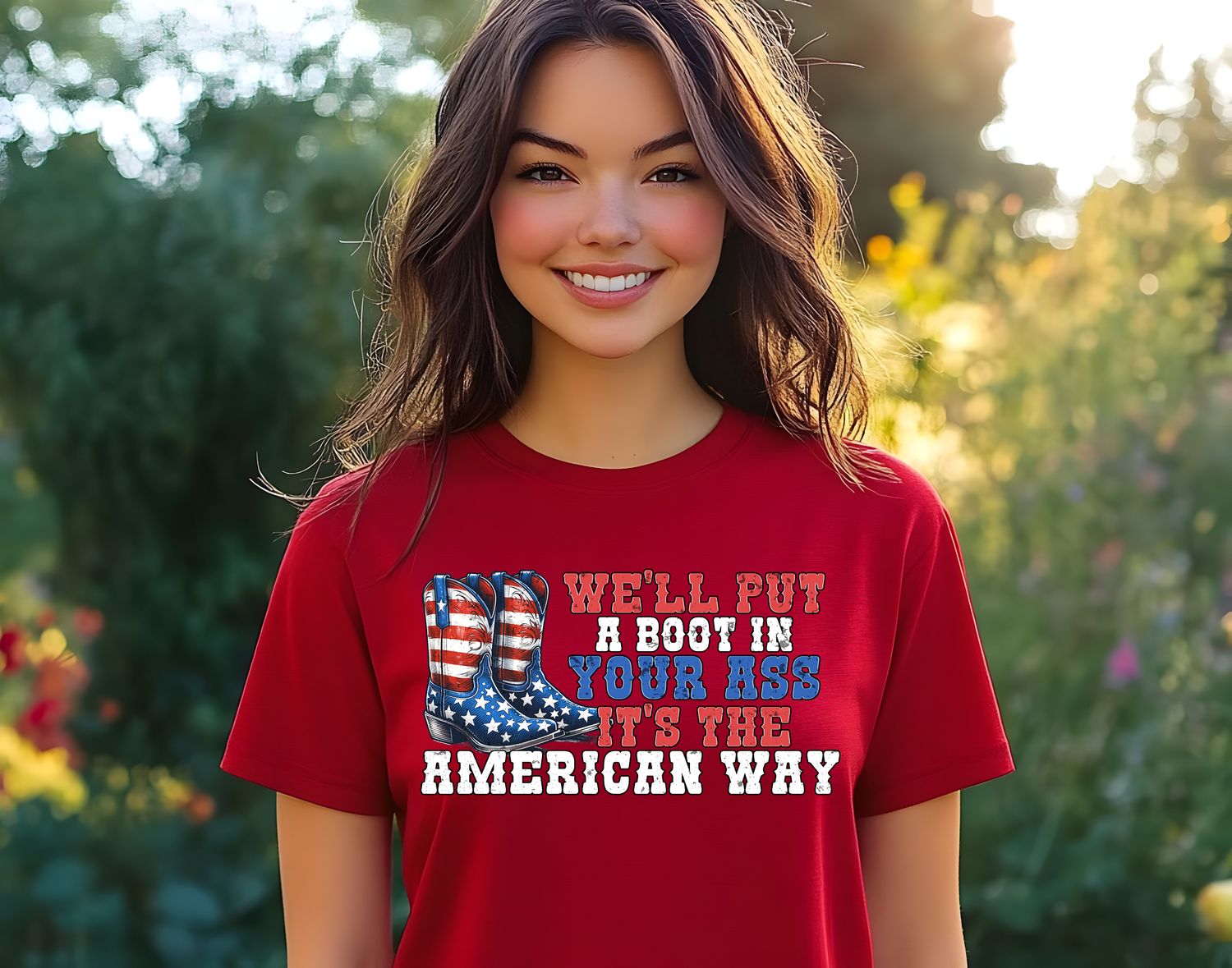 American Way DTF Print