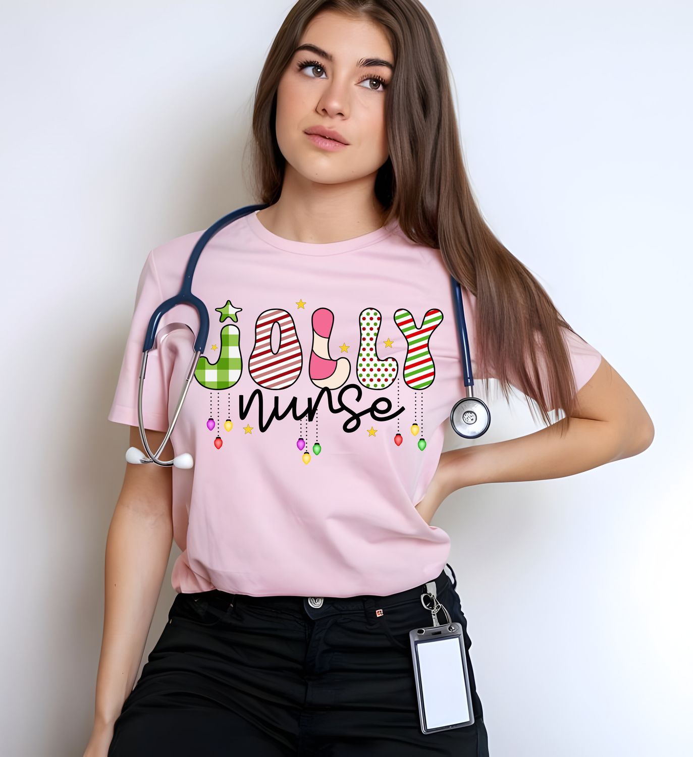 Jolly Nurse DTF Print