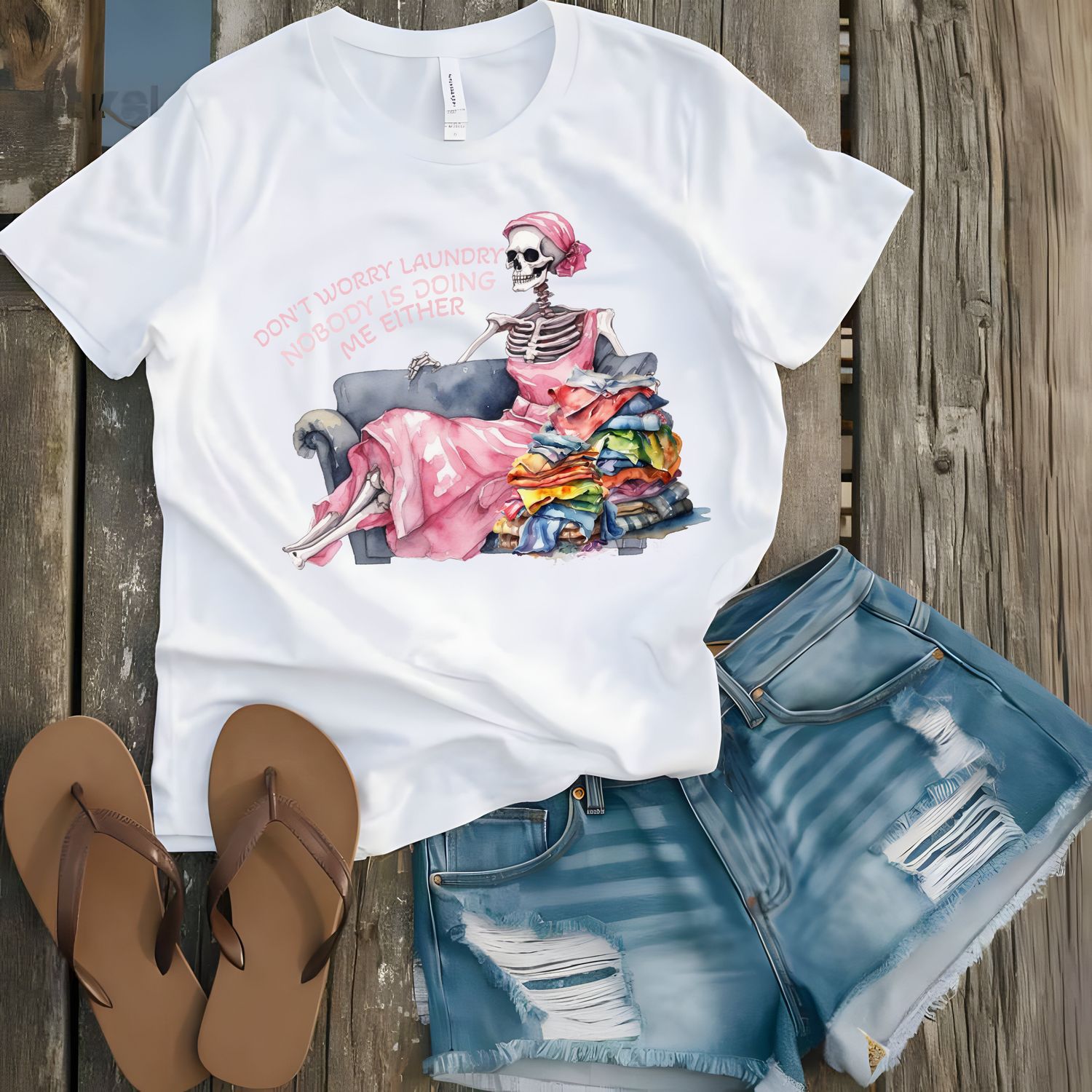 Don&#39;t Worry Laundry DTF Print