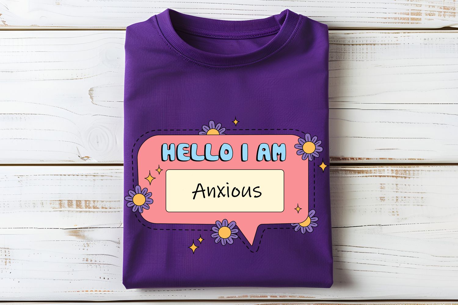 Hello Anxious DTF Print