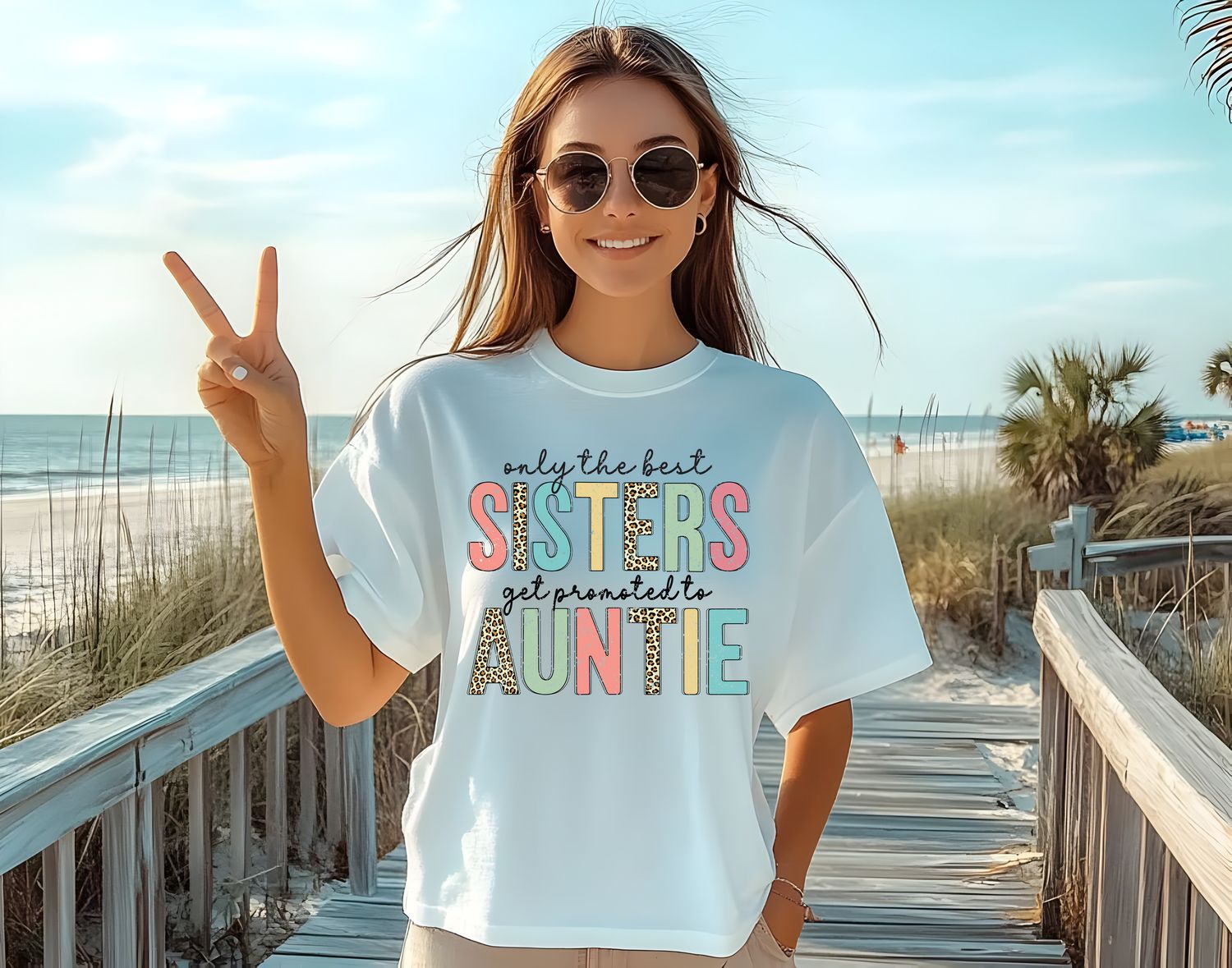 Promoted To Auntie DTF Print