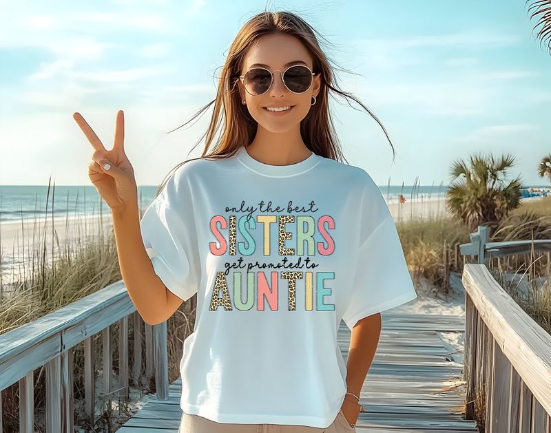 Promoted To Auntie DTF Print