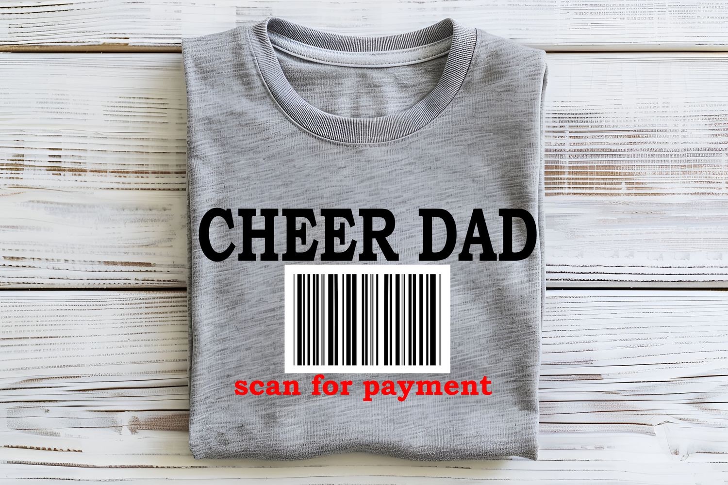 Cheer Dad Scan DTF Print