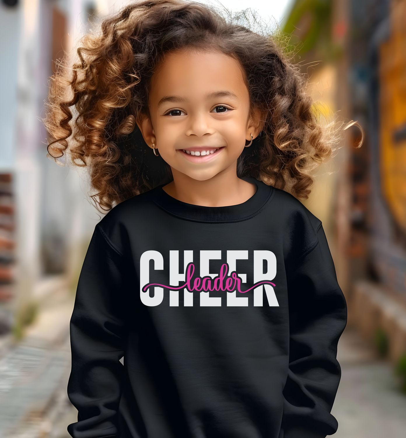 Cheerleader Pink Script DTF Print
