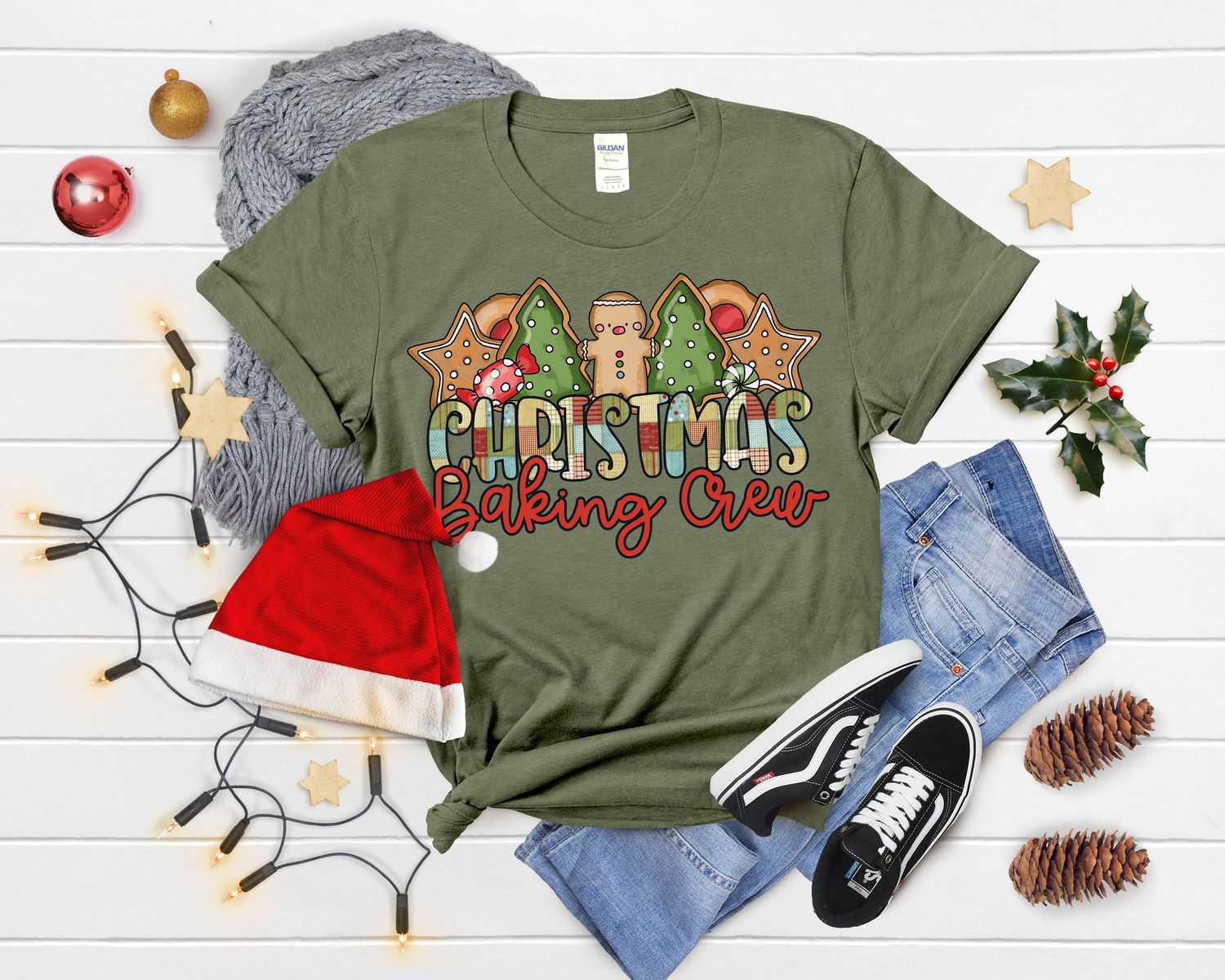Christmas Baking Crew DTF Print