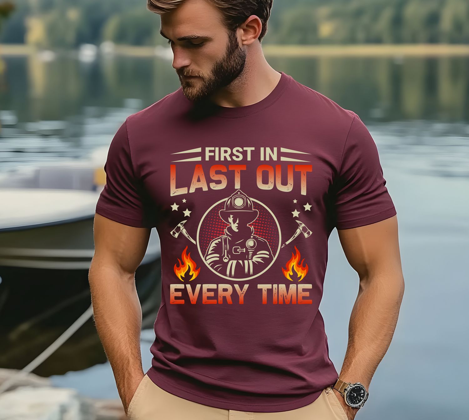 First In Last Out Every Time DTF Print