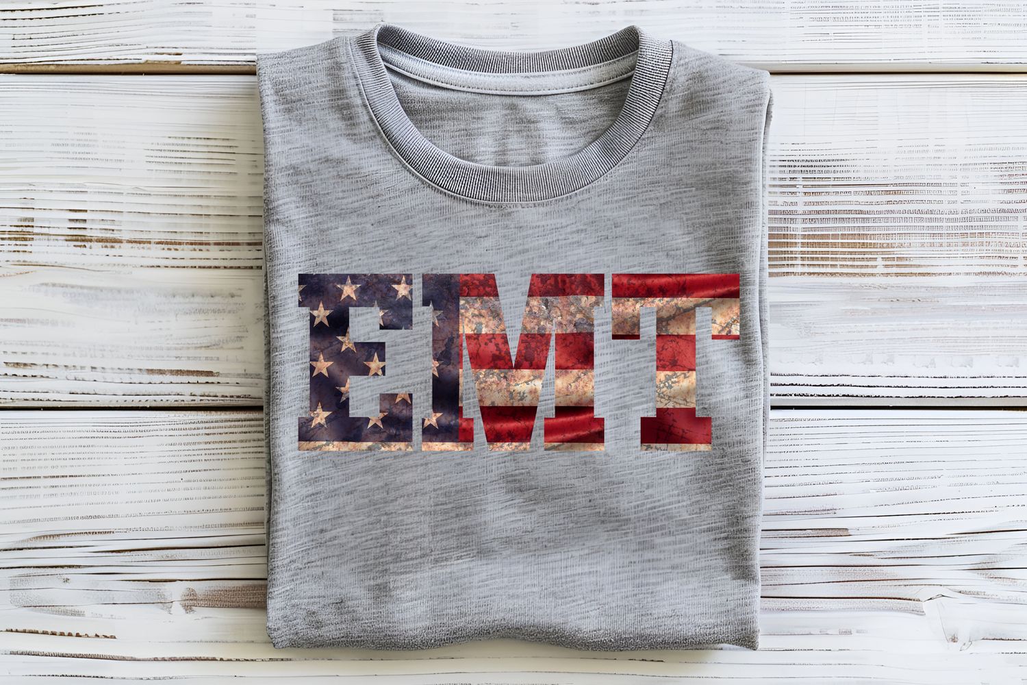 Patriotic Font EMT DTF Print