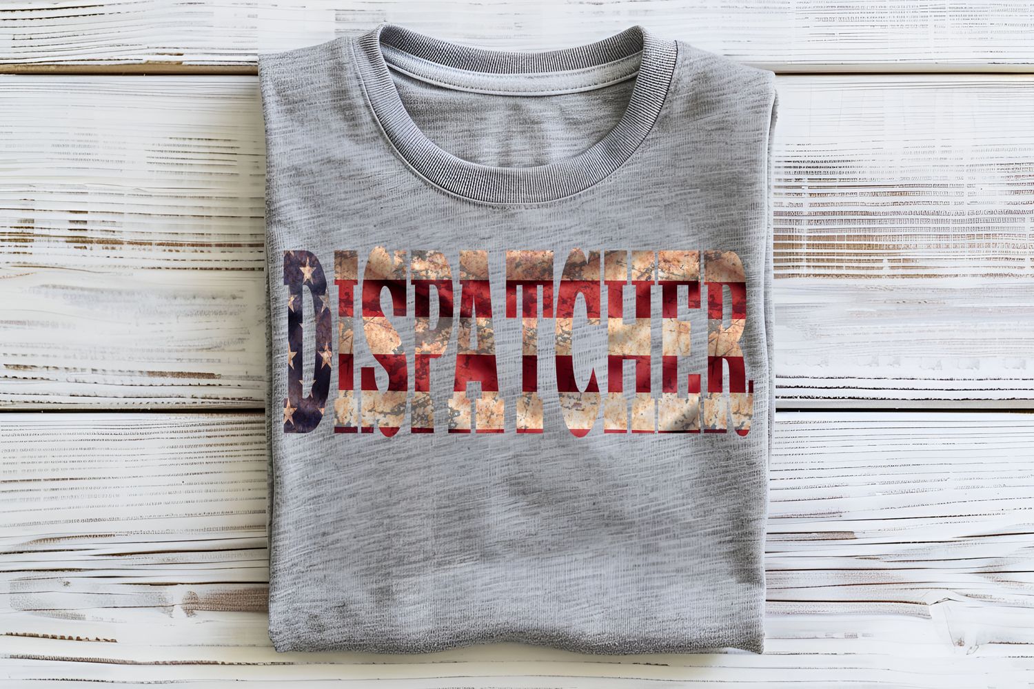 Patriotic Font Dispatcher DTF Print