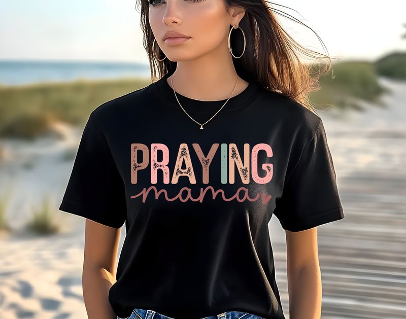 Praying Mama DTF Print