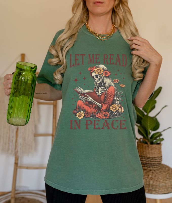 Read In Peace DTF Print