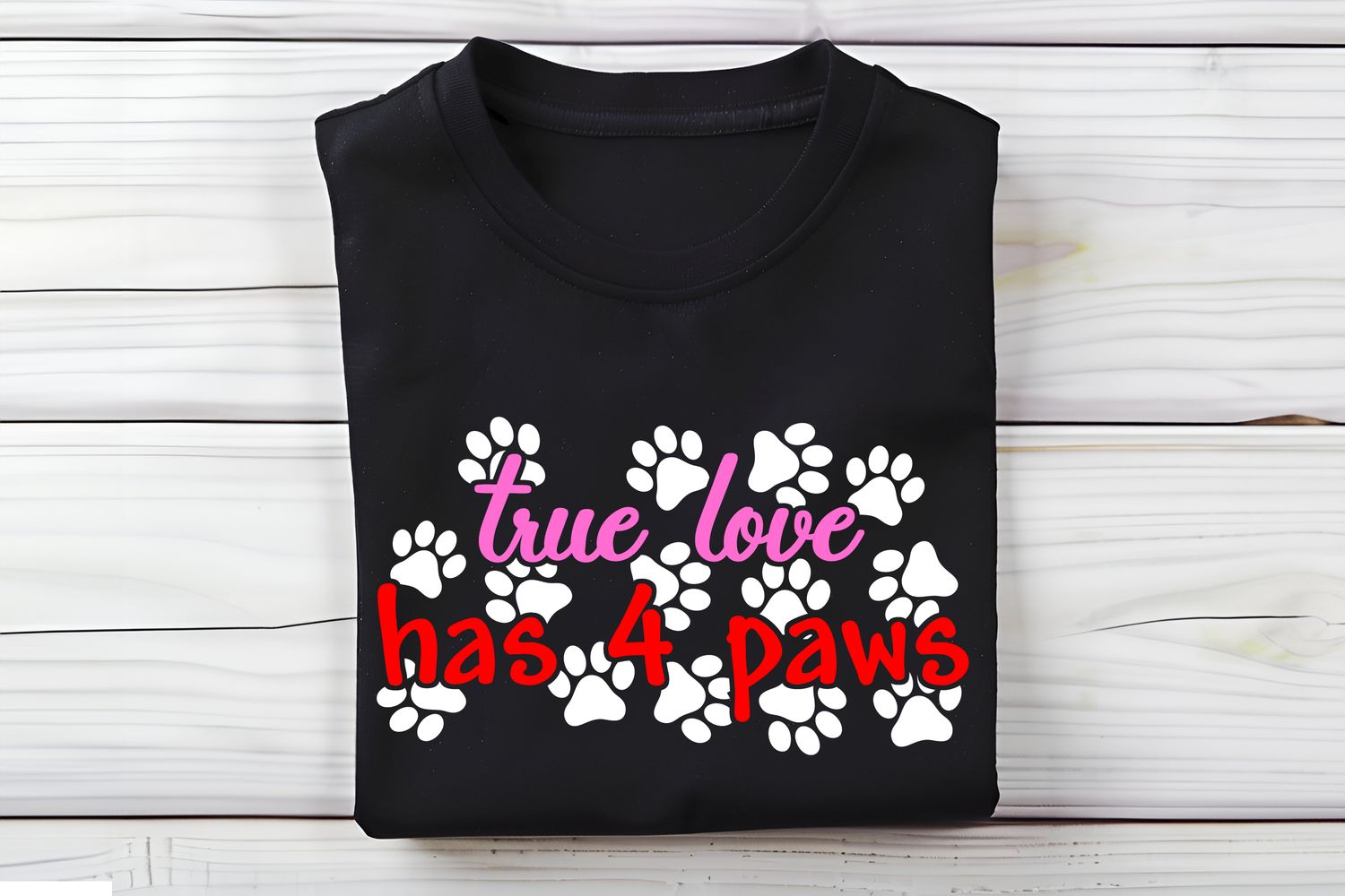 True Love Has 4 Paws DTF Print