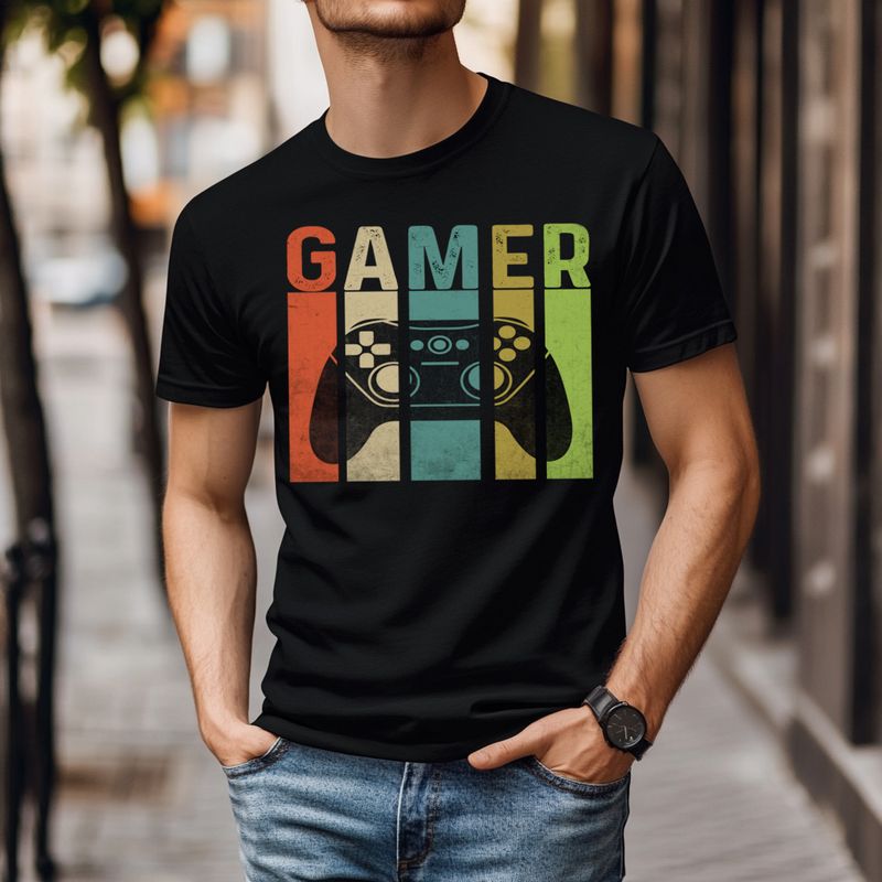 Retro Gamer DTF Print