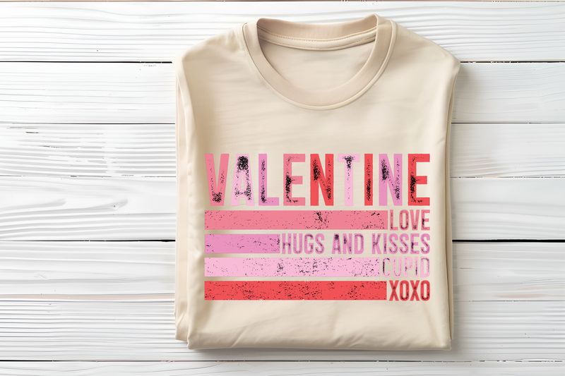 Valentine Cupid XO DTF Print