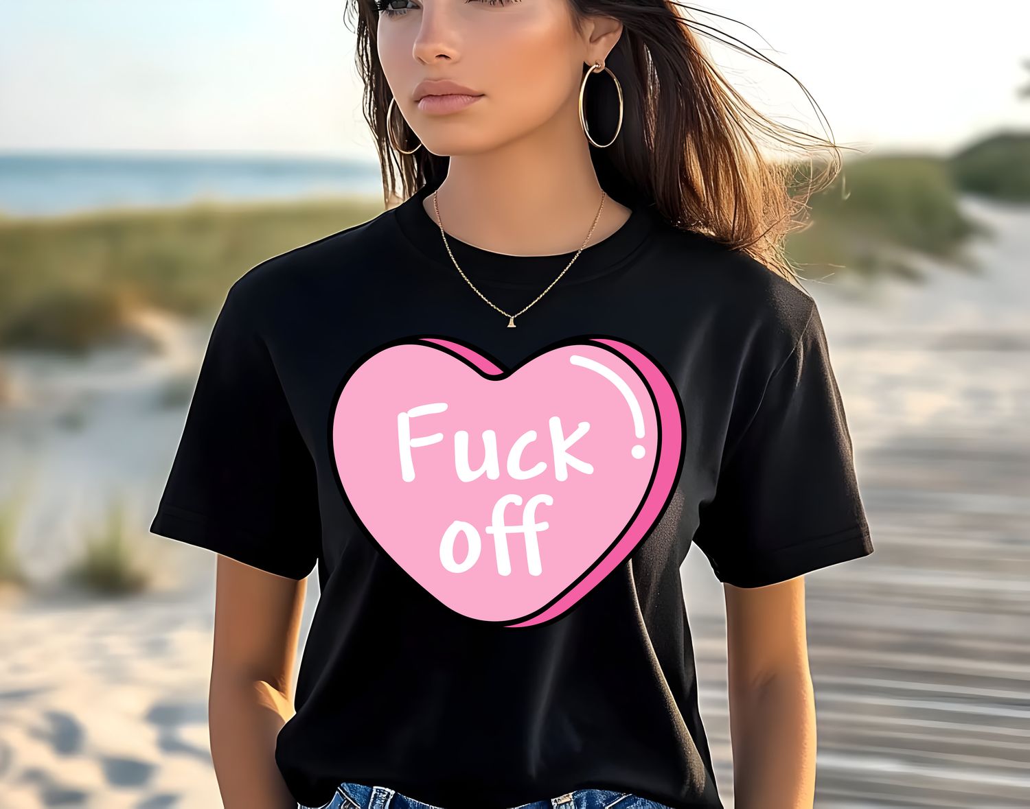 F*ck Off Conversation Candy Heart DTF Print