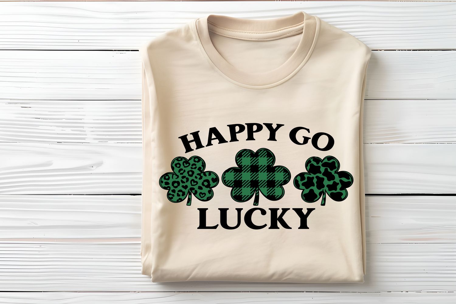 Happy Go Lucky DTF Print