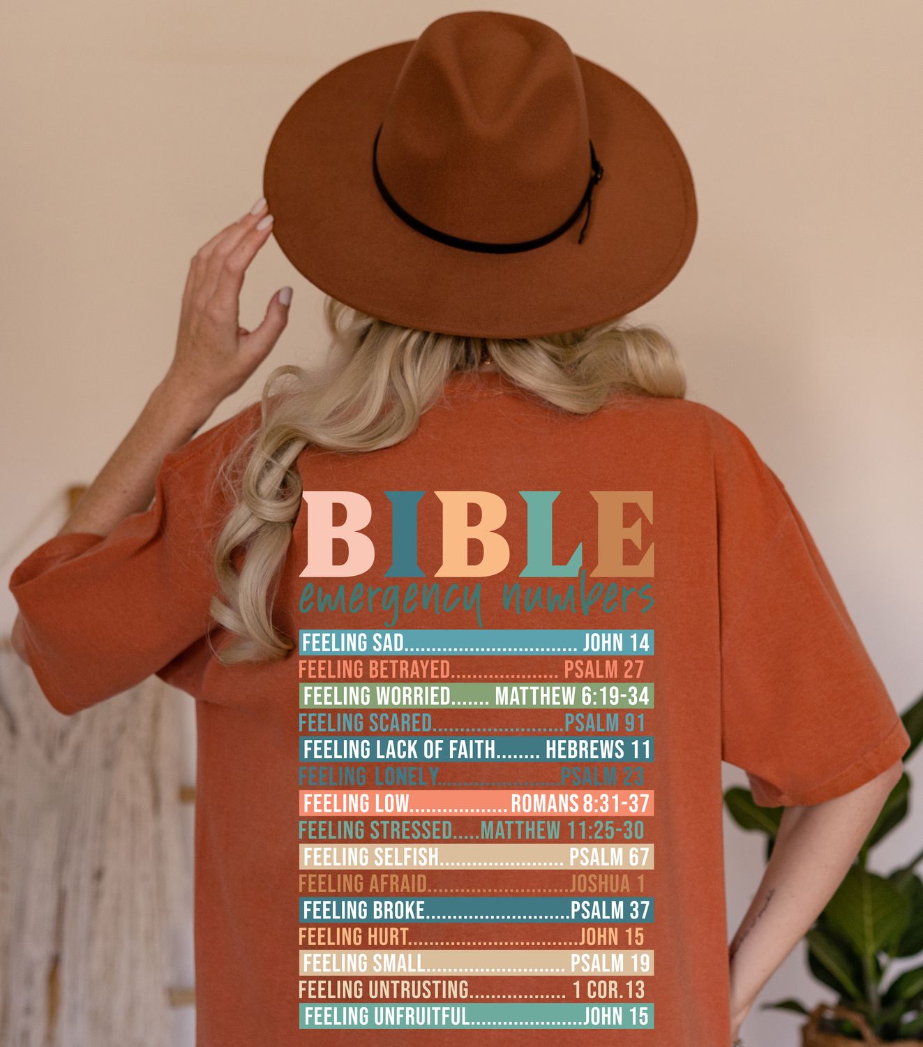 Bible Emergency Numbers DTF Print