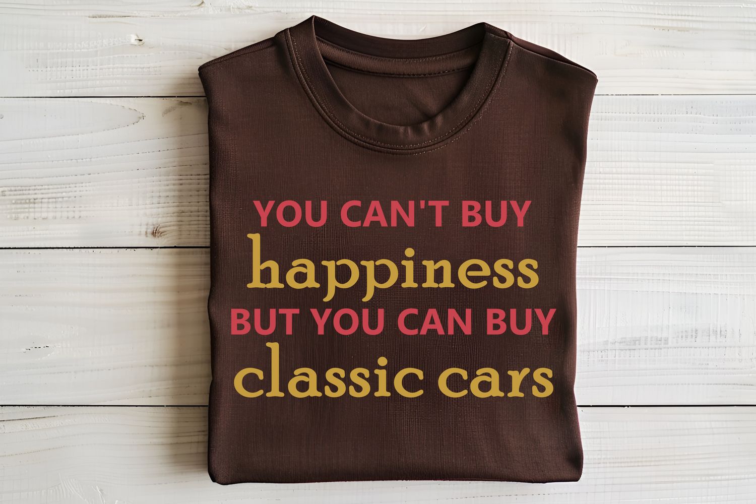 Classic Car Happiness DTF Print