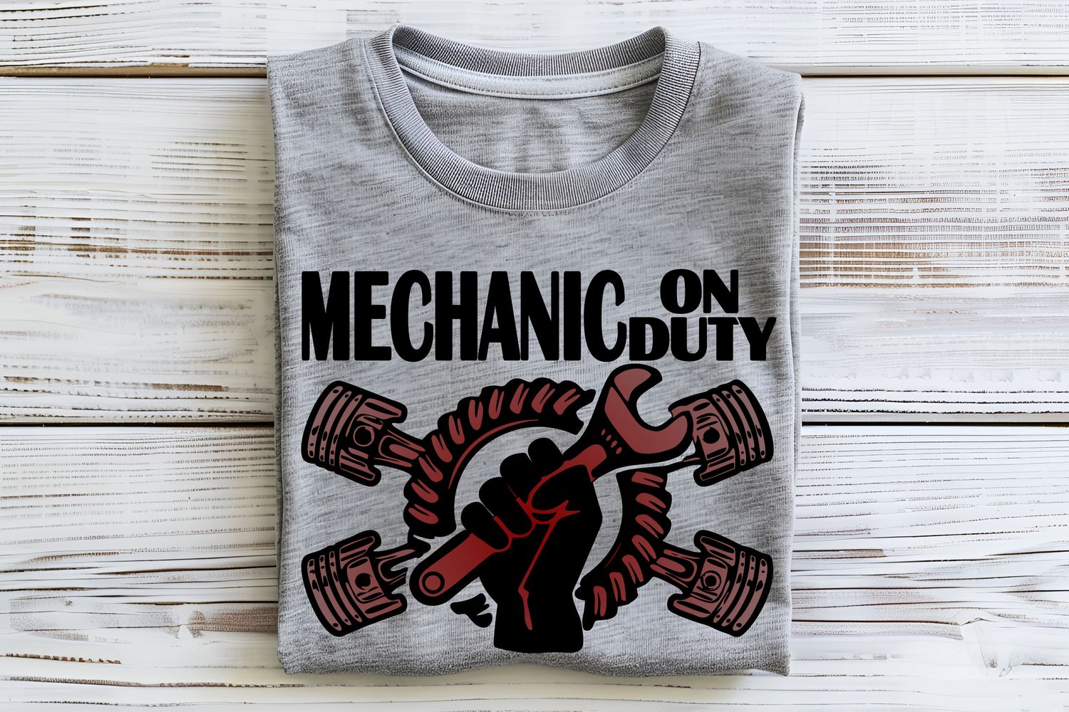 Mechanic On Duty DTF Print