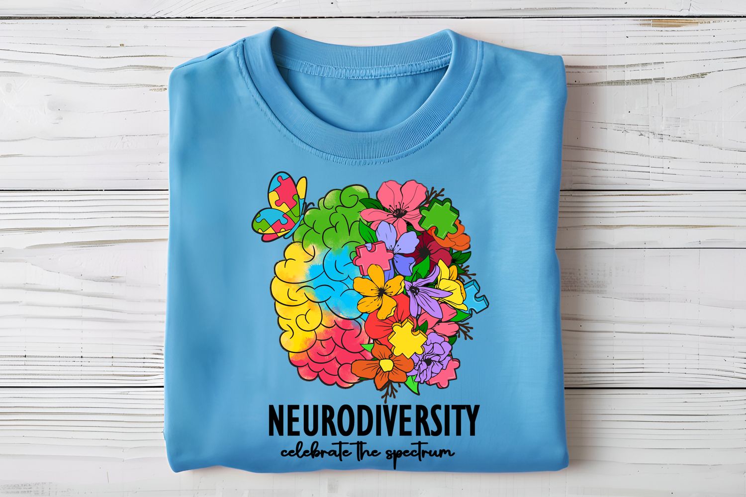 Celebrate The Spectrum Autism Acceptance DTF Print