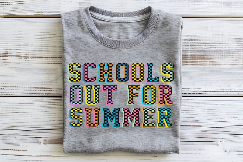 School&#39;s Out DTF Print