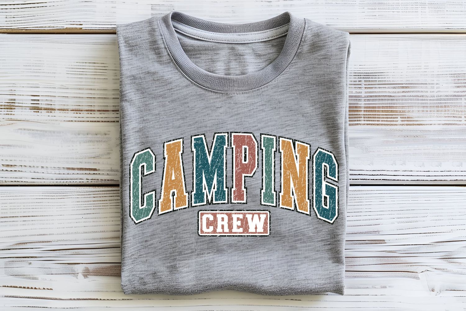 Camping Crew DTF Print