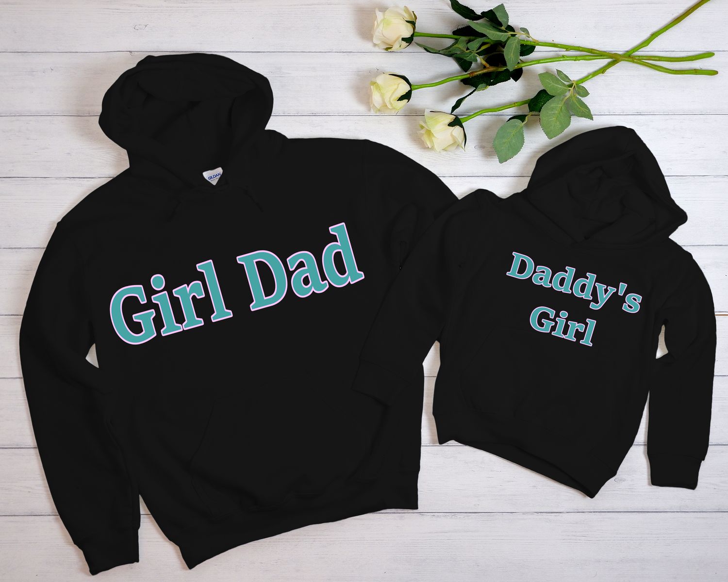 Girl Dad &amp; Daddy&#39;s Girl Father&#39;s Day DTF Print