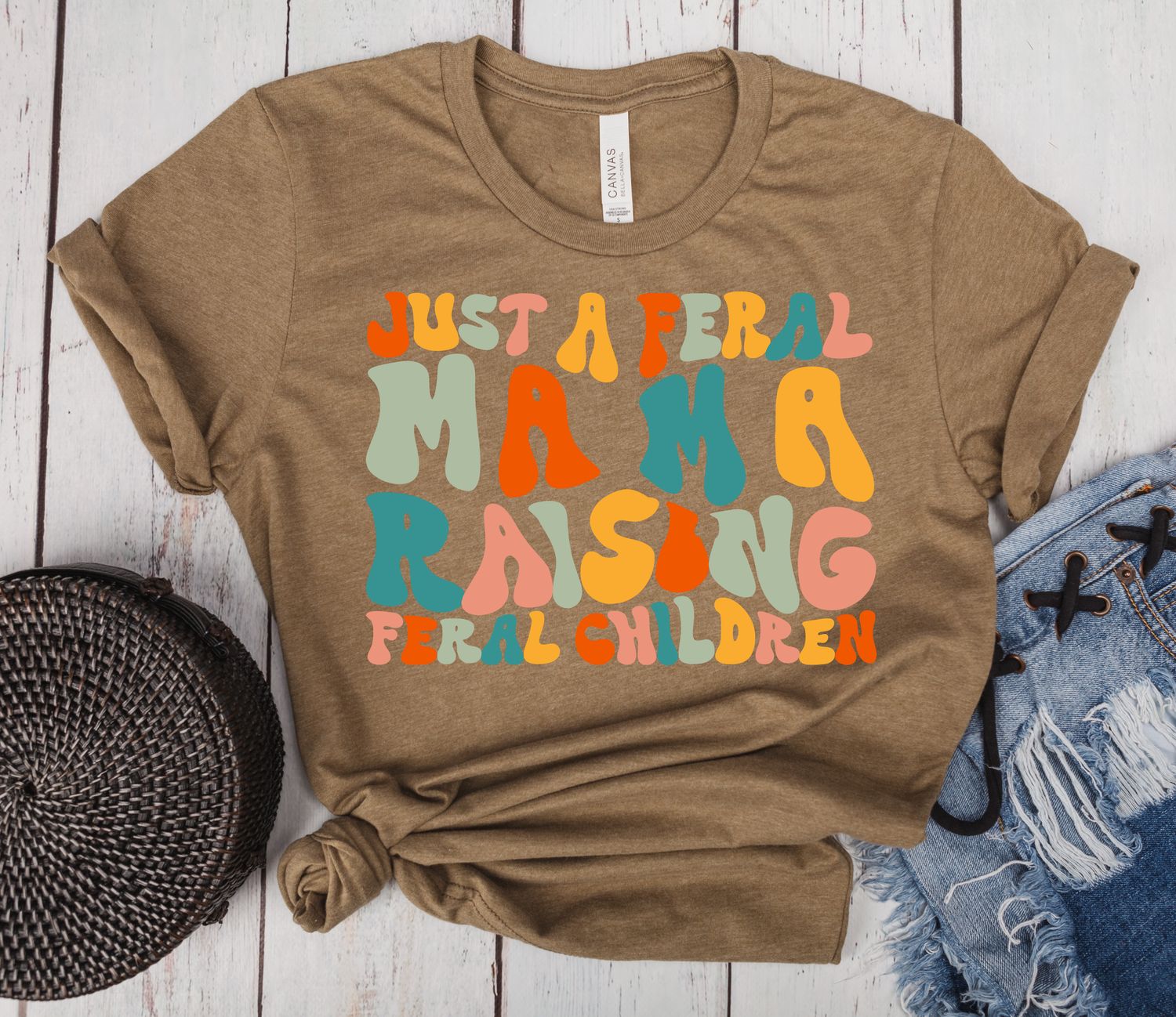 Mama Raising Feral Children DTF Print