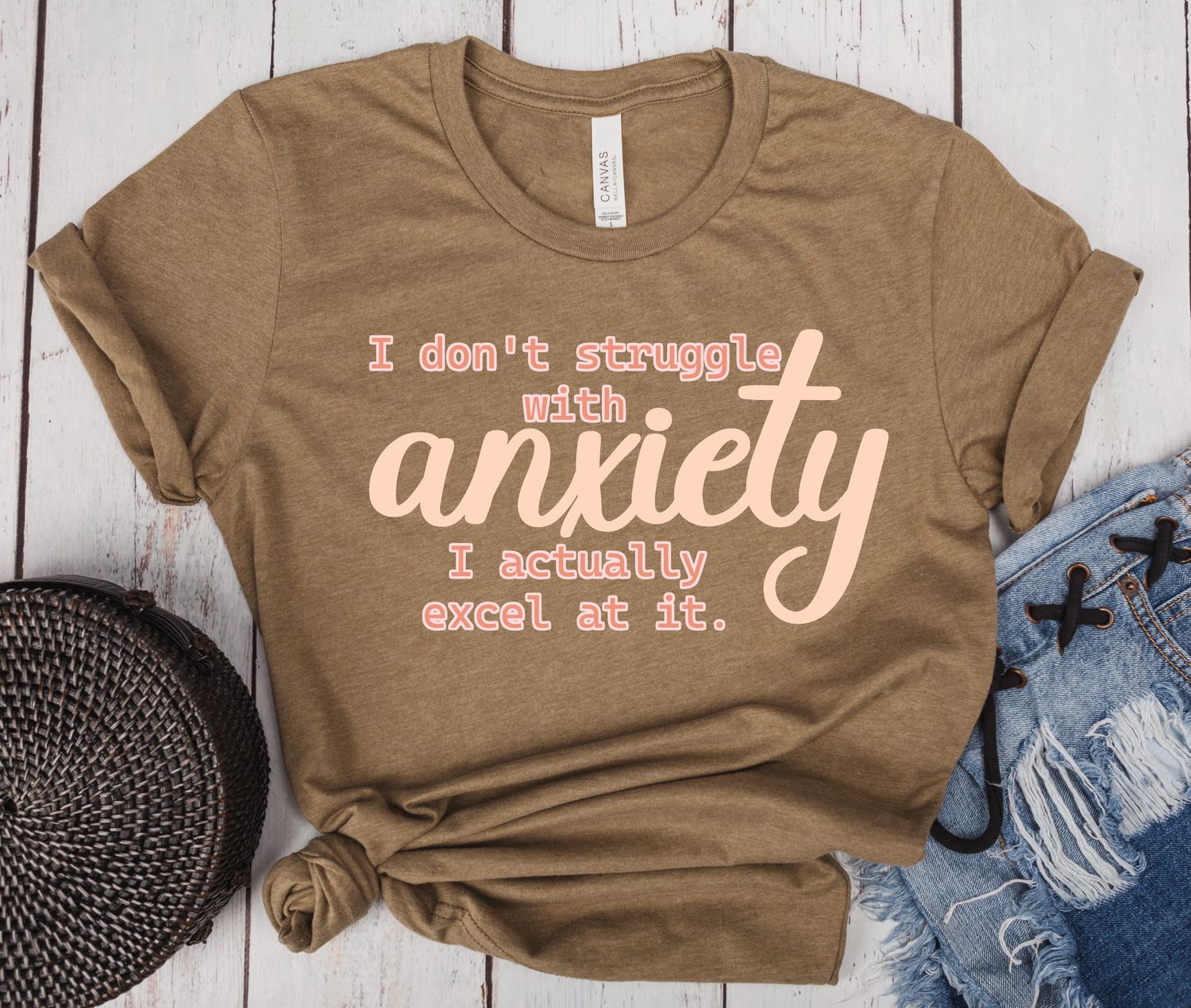 Actually Excel At Anxiety DTF Print