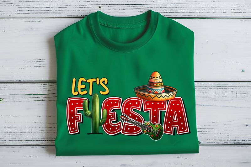 Let&#39;s Fiesta DTF Print
