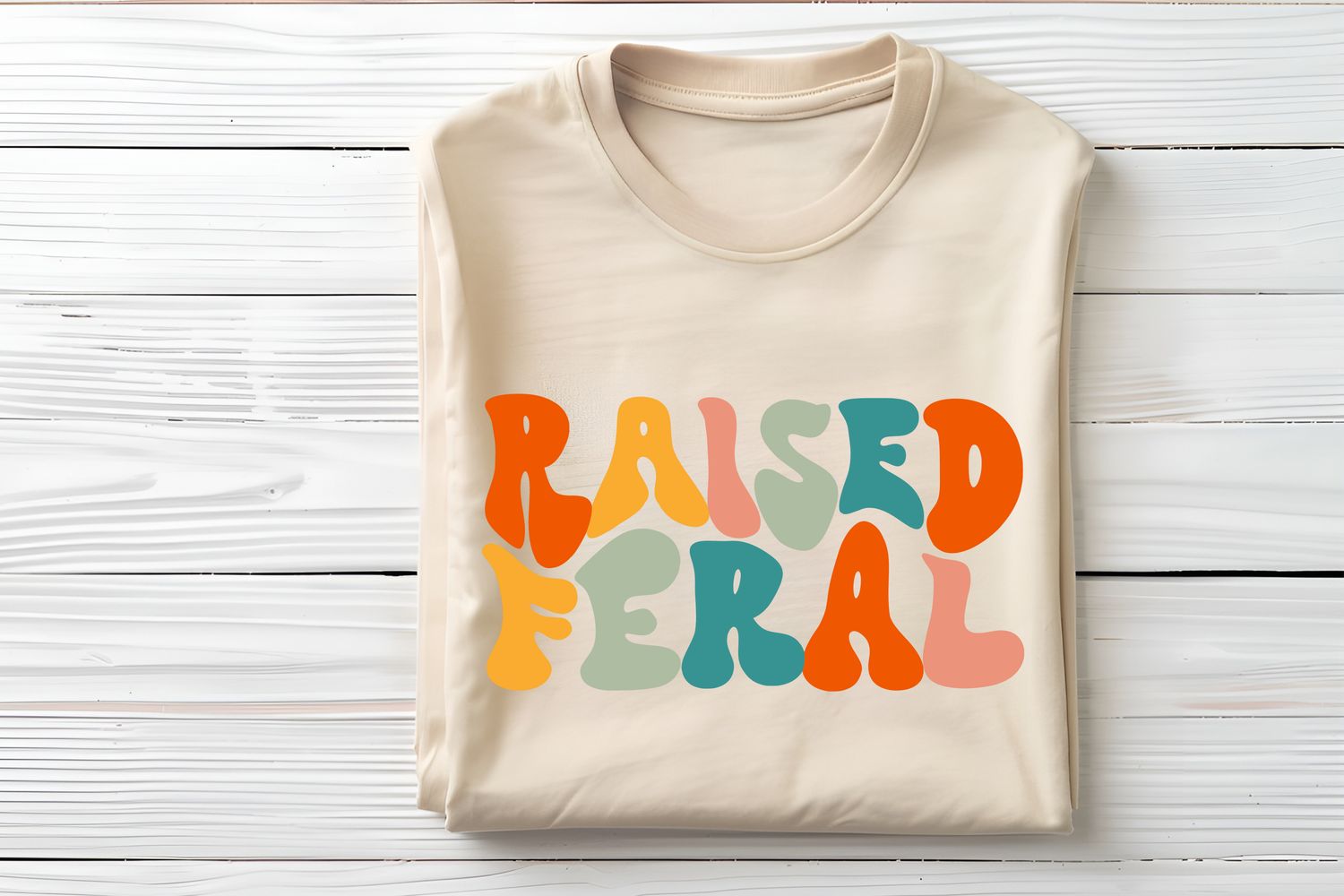 Raised Feral DTF Print