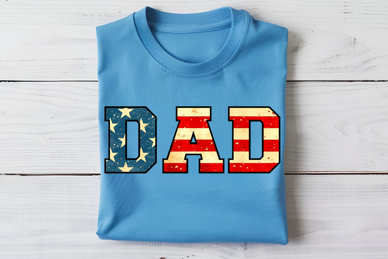 Dad Flag Varsity DTF Print