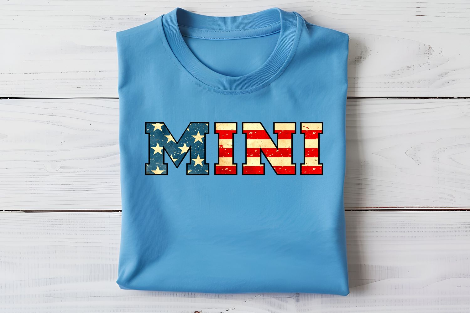 Mini Flag Varsity DTF Print
