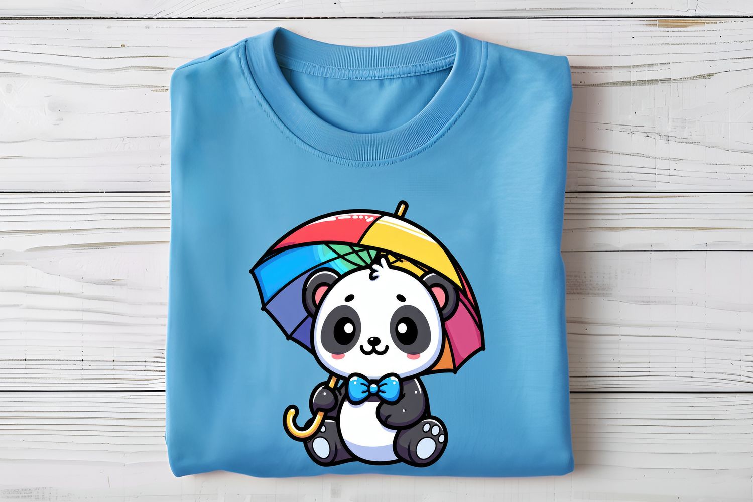 Panda Umbrella DTF Print