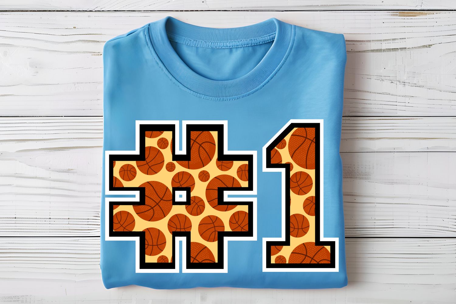 Number One Basketball DTF Print