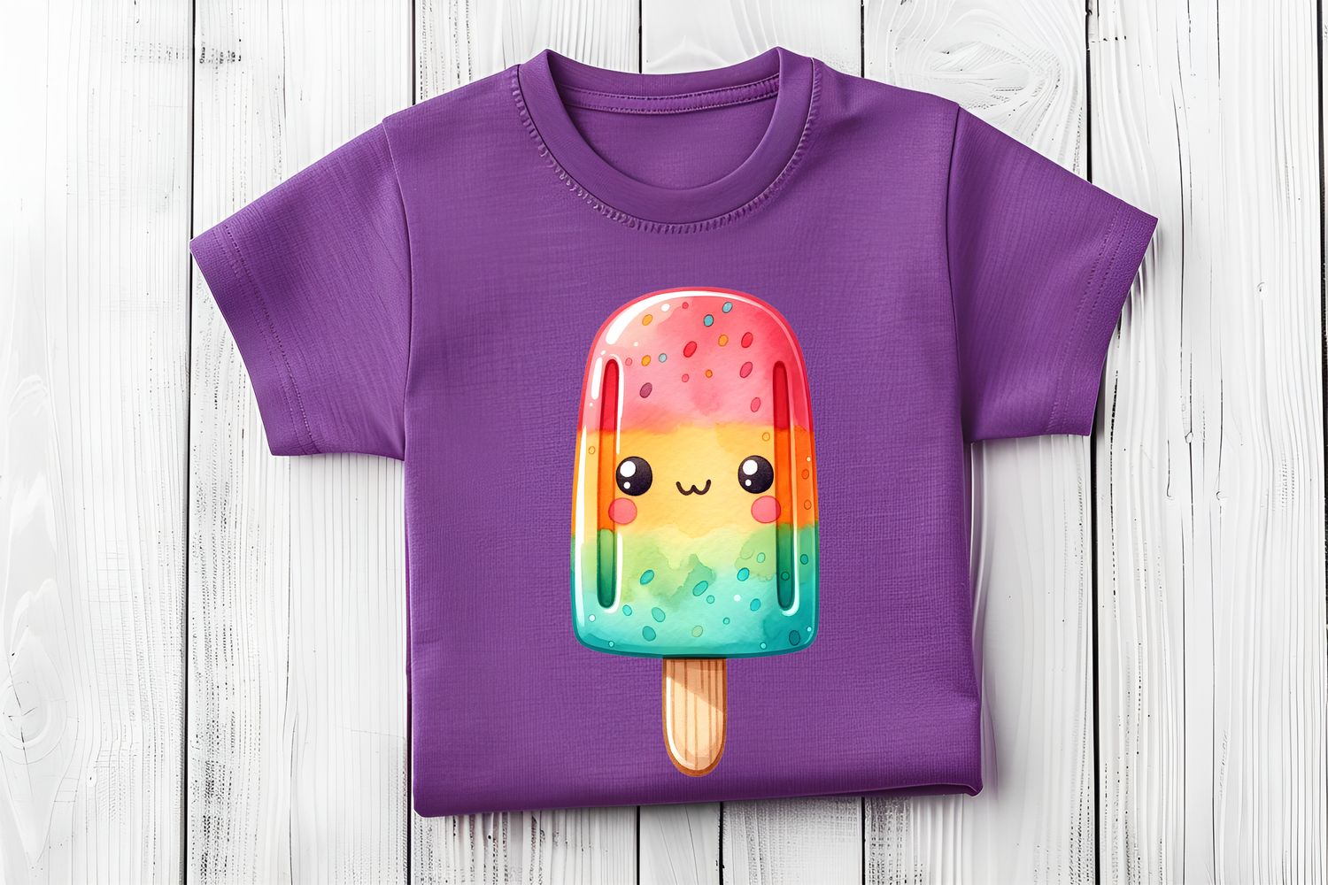 Cutie Popsicle Summer Kawaii DTF Print
