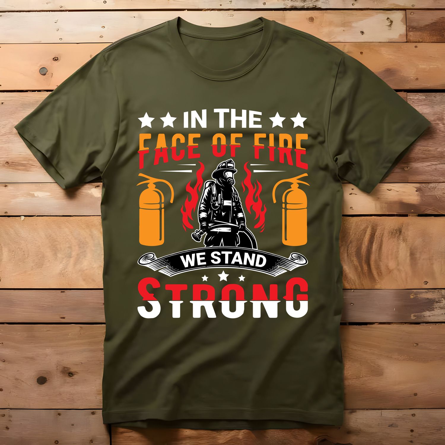 Face Of Fire DTF Print