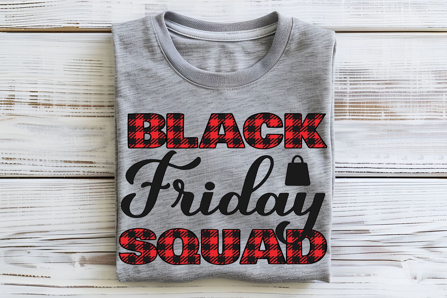 Black Friday Squad DTF Print