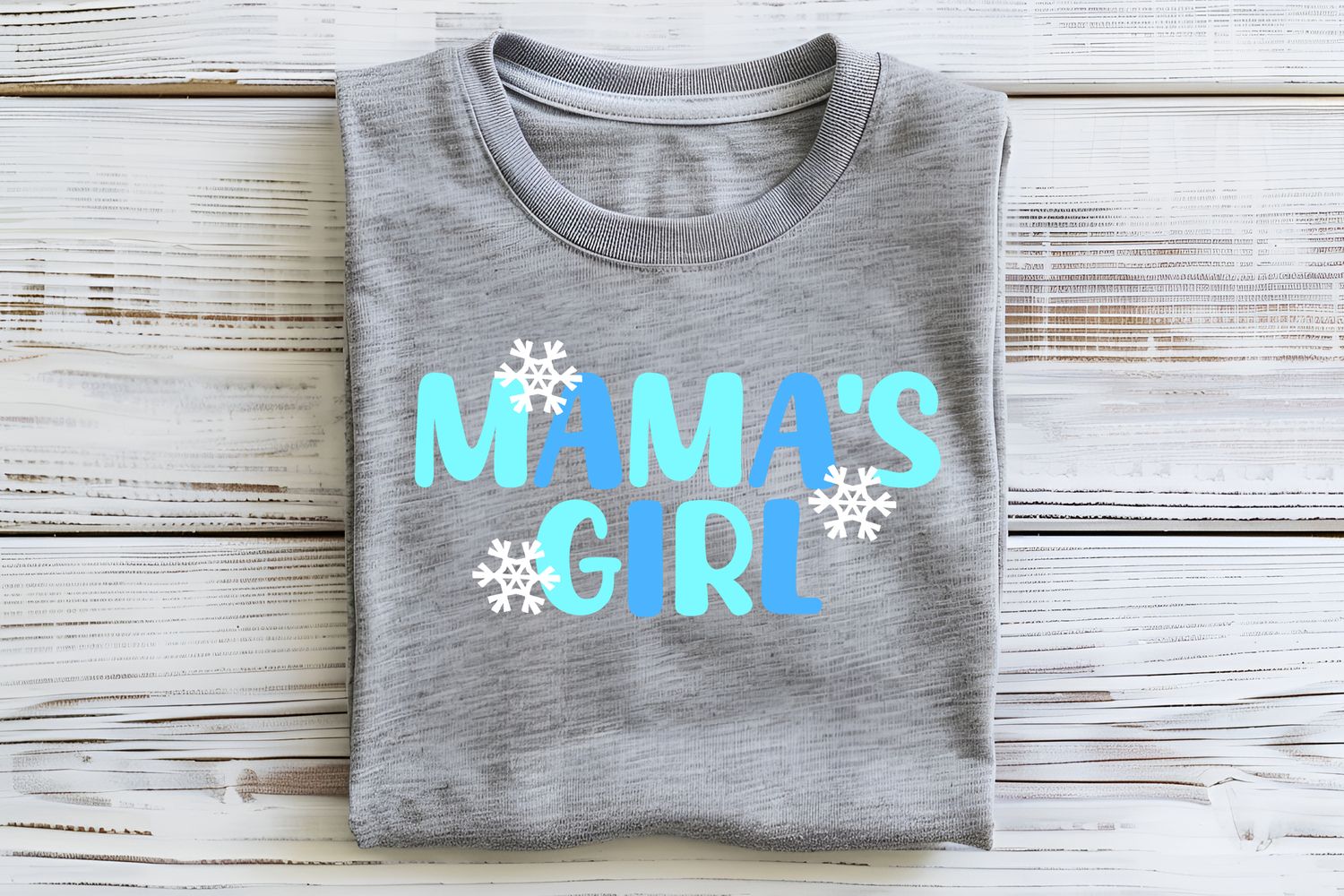 Mama's Girl Snowflake Youth DTF Print
