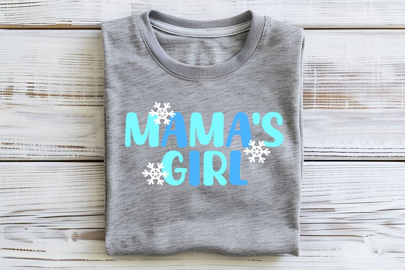 Mama's Girl Snowflake Youth DTF Print