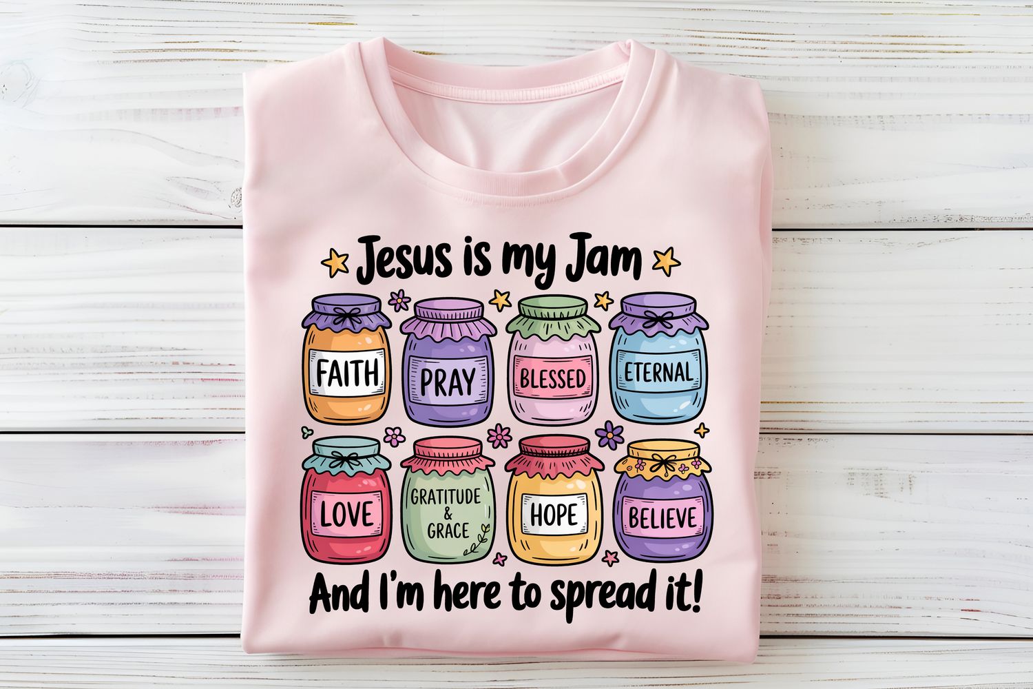 Jesus Is My Jam DTF Print