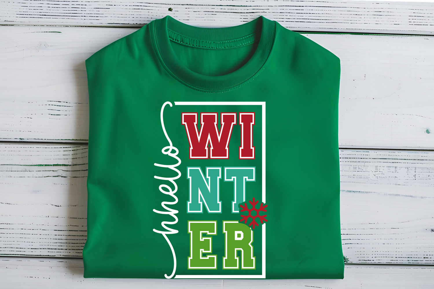 Hello Winter DTF Print