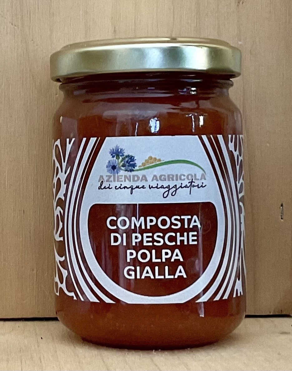Composta di pesche polpa gialla 150 gr