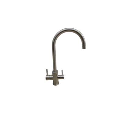 3 Way Kitchen Faucet Stainless Steel Finish