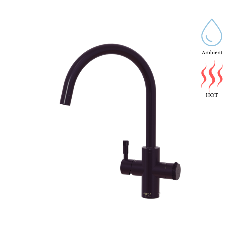 Qettle Boiling Water Tap – Signature MODERN BLACK(4 IN 1)
