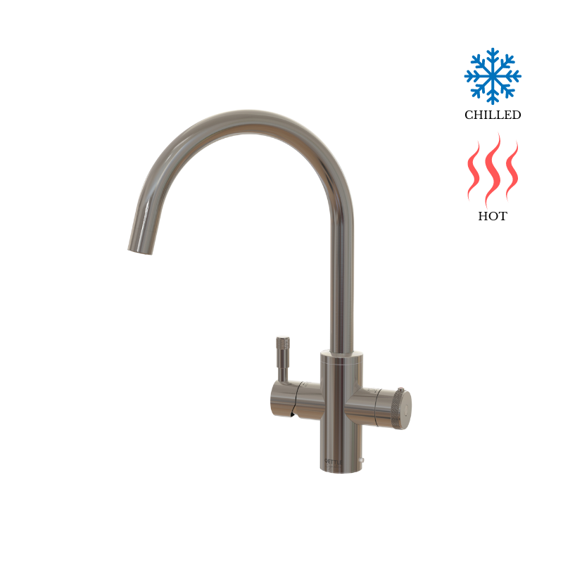 Qettle Chilled &amp; Boiling Water Tap – Signature MODERN (4 IN 1)