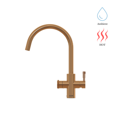 Qettle Boiling Water Tap – Signature MODERN Copper (4 IN 1)